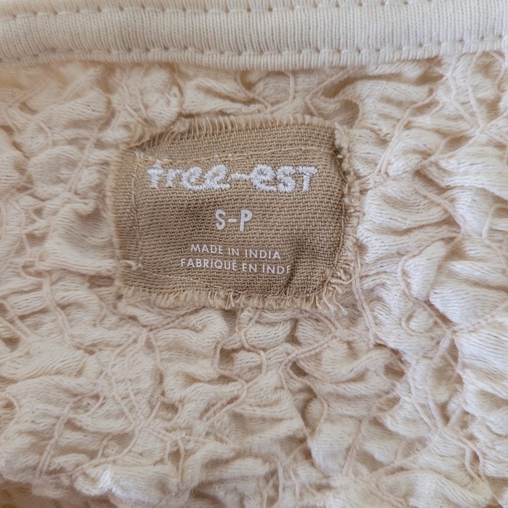 Free People Cream Tiered Maxi Dress - Picture 9 of 13